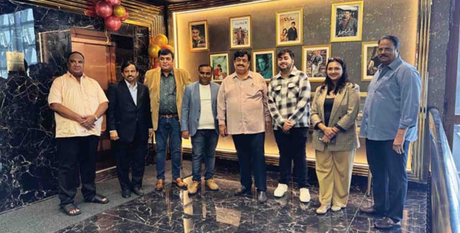 TheatreWorld Team with AMB Cinemas Team during the inaugural