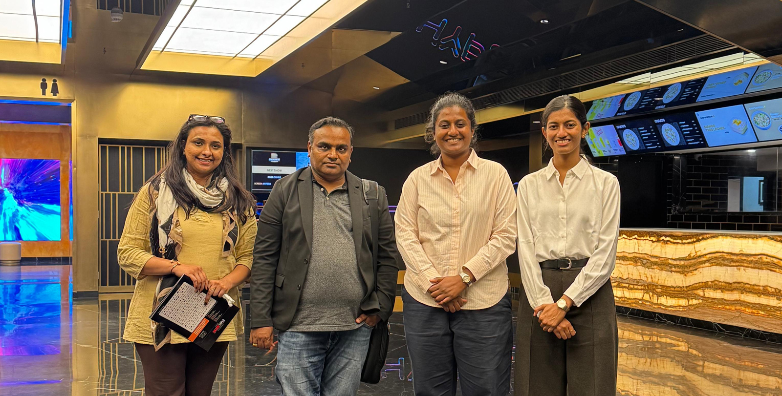  Theatreworld team's memorable visit to Broadway Cinemas Tiruppur.